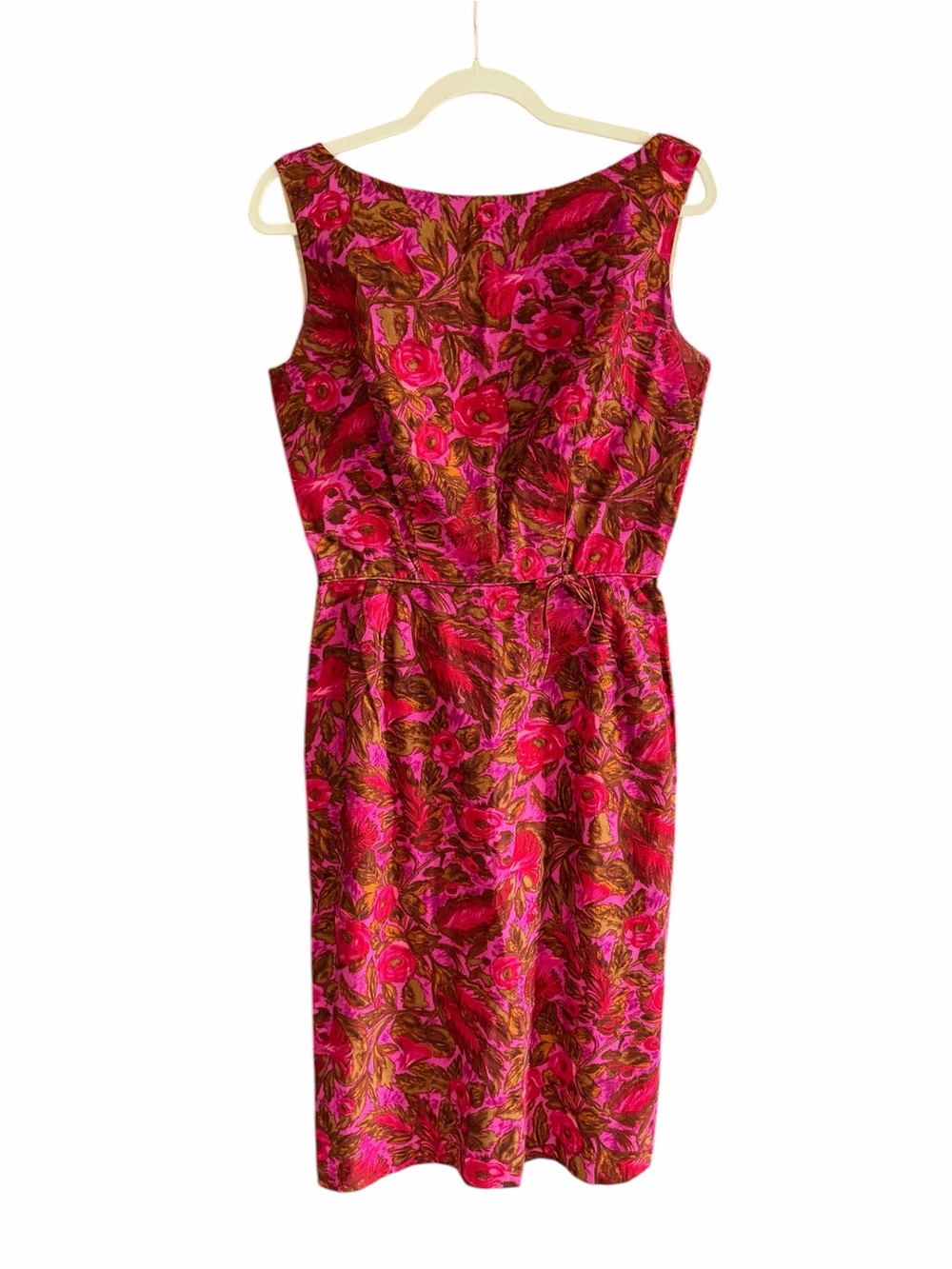 VTG 60s-70s TORI RICHARD of‎ HONOLULU Hawaiian Print Midi Dress M